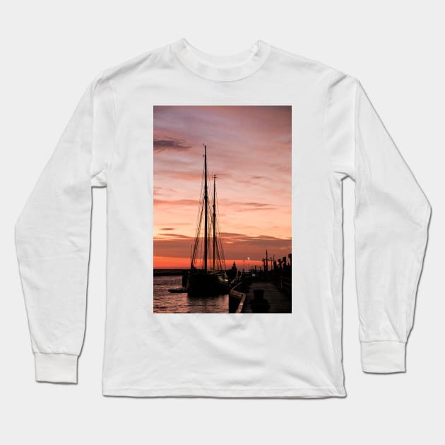 January sunrise on the River Blyth Long Sleeve T-Shirt by Violaman